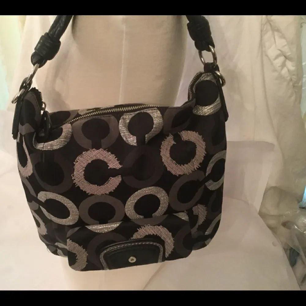 COACH 15354 Kristin Embroidered Art Hobo Bag $358